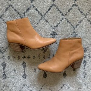 Lucky brand booties worn once